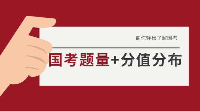 2019年國家公務員考試，行測分值分布表匯總！
